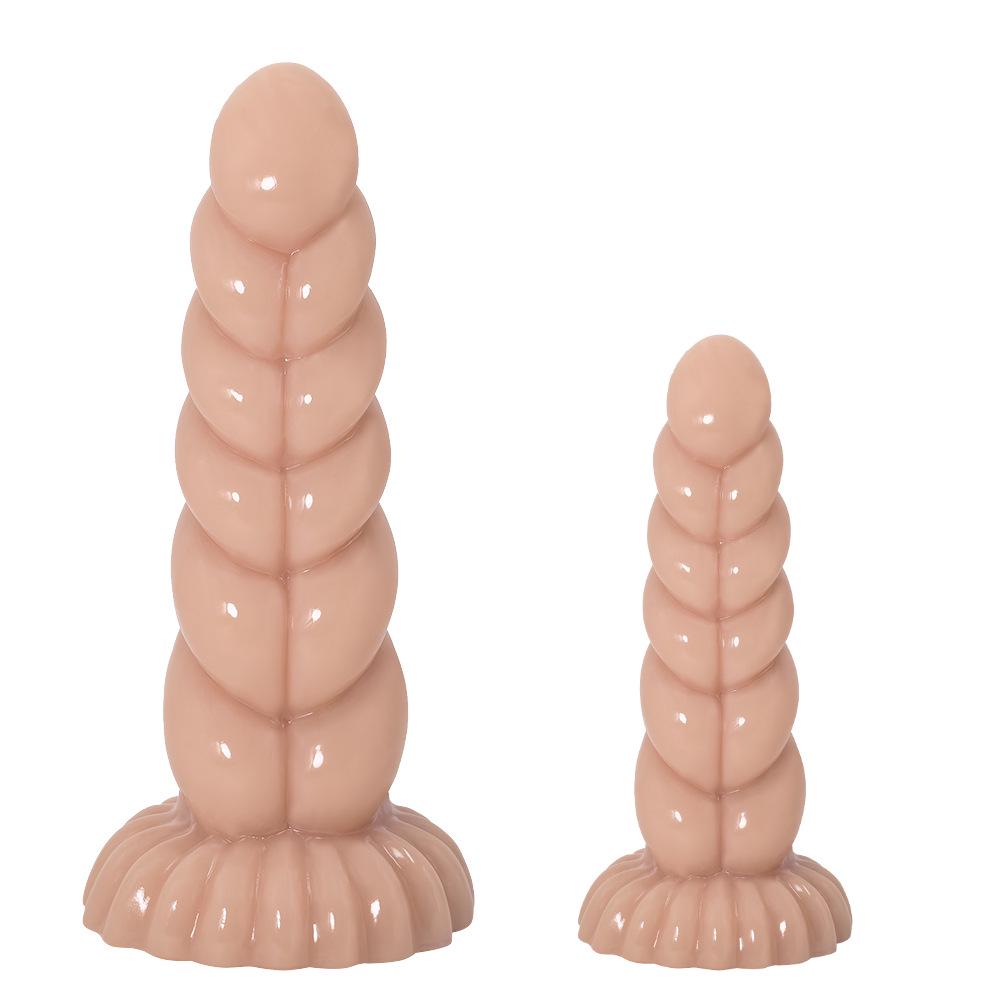 Realistic Gradient Alien Dildo Anal Plug Female Masturbator 