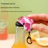 Personalized Mini Helmet Keychain & Beer Bottle Opener - Car Interior Ornament