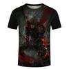 Men's T-Shirt Nezha Wukong Pattern 3D Print Tops Tees Summer Fashion Women Streetwear Oversized Unisex tshirt Men Clothes