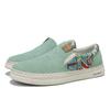 2024 New Summer Men's Shoes Canvas Shoes Casual Board Shoes One Pedal Lazy Men's Old Beijing Cloth Shoes Trend Breathable