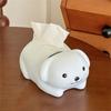 Nordic Adorable Puppy Shaped Tissue Holder Cream Colored Kitchen Counter Organizer Modern Home Decoration Gift Ideas