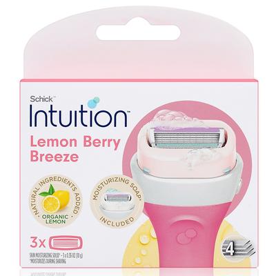 Intuition Lemonberry Breeze Damenrasierer, 3er Pack, 1 Packung