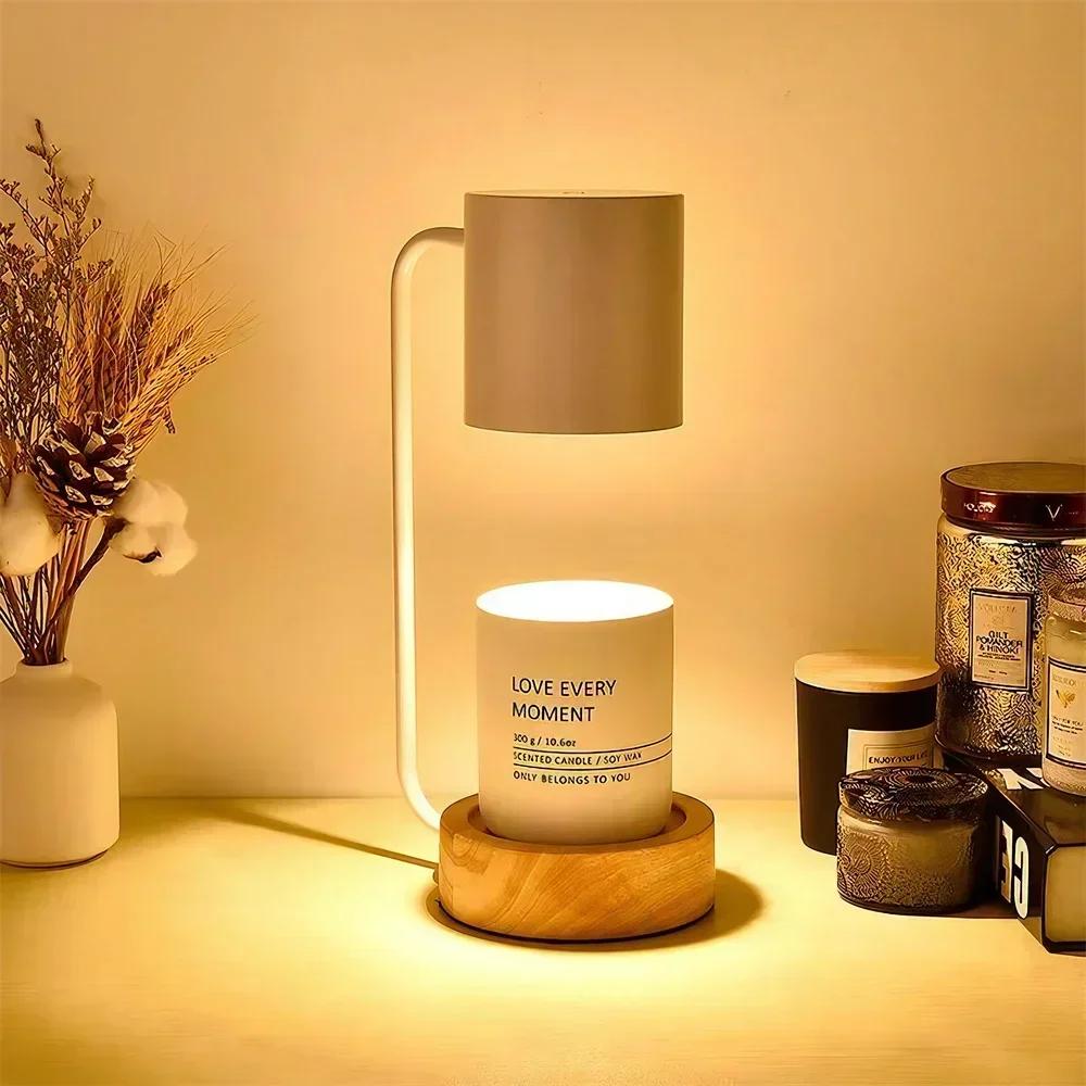 Dimmable Candle Warmer Wax Burner Retro Indoor Lighting Lights Wax Melt Burner Table Lamp Candle Melting Tools Home Decor