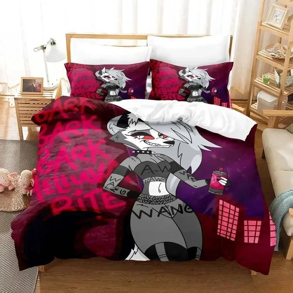 Loona Boss Bedding Set Single Twin Full Queen King Size Bed Set Adult Kid Bedroom Duvet Cover Sets 3D Anime Parure De Lit Bed