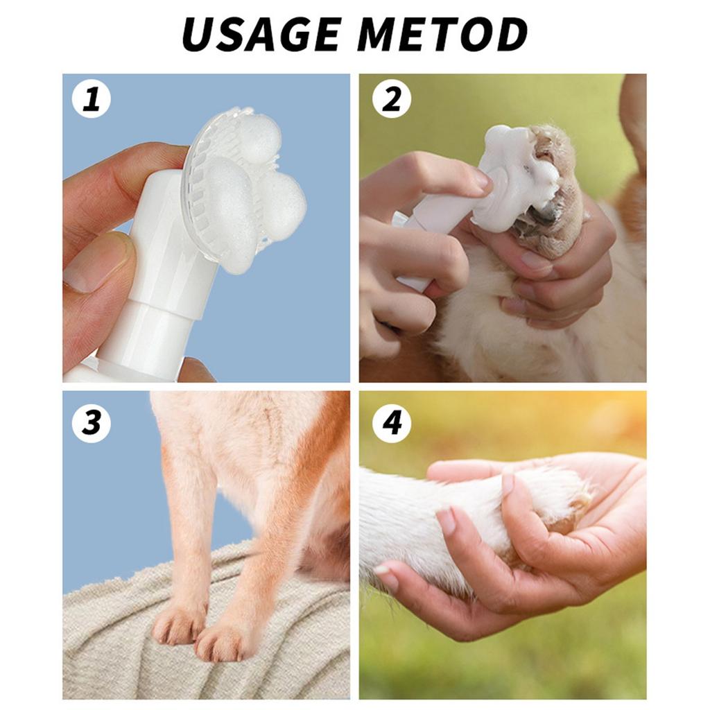 150ml Pet Foot Cleaning Foam, Dog And Cat Cleaning Foam, Pet Foot Leave In Care