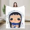 YUY Xiaoyu  Blanket Cute Cartoon Flannel Awesome Warm Throw Blankets for Coverlet Decoration,