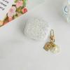 Glitter Earphone Case High Flash for Apple AirPods 1 /1/1 Generation Pro1 Cute Girl Shell Pearl Pendant