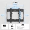 Bontec Ultra Thin Wall Mount For TV 17-45" 30 Vesa 50x50-200x200