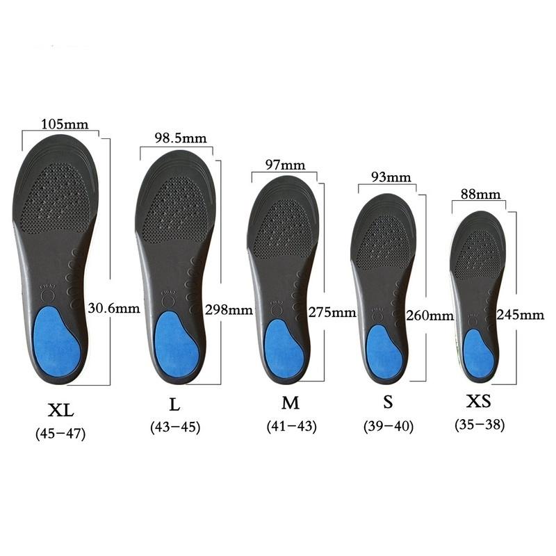 Buy Orthopedic Insole for Flat Foot Varus Correction Insoles Shoes Arch ...