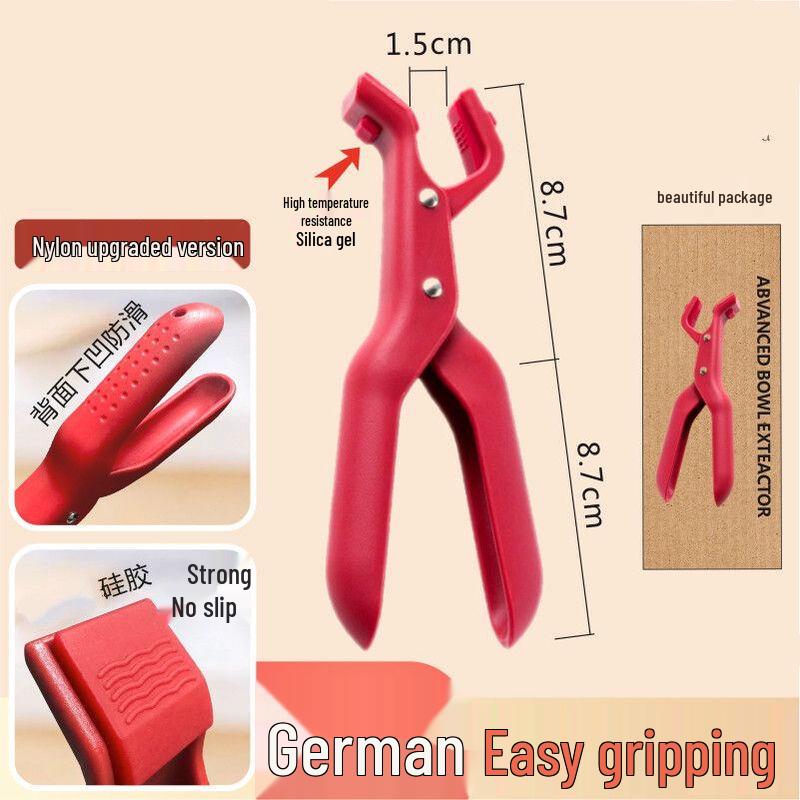 Naijiang Anti-Scald Silicone Kitchen Tongs