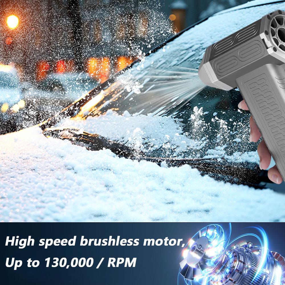 20000Pa Brushless Vacuum & Blower 7.2V High Power Dust/Snow Remover for Car HomeOutdoor Use