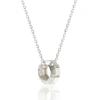 [Cloud-jewelry] Cloud Jewelry Flower Ring Flower Women's Necklace Pendant [Wooden Gift Box Included] Sterling Silver 925 FRN-1