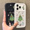 Christmas Tree TPU Phone Case For iPhone Air 16e 17 16 15 14 Pro Max 13 12 Pro 15 16 Plus Candy Color Silicone Soft Cover Fundas