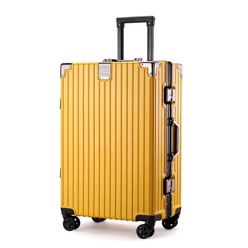 YaXuanGe Aluminum Frame Spinner Travel Luggage