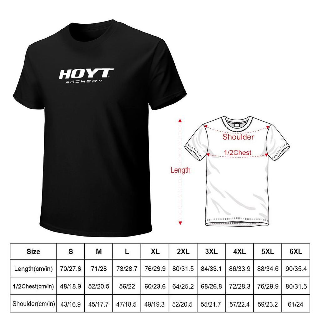 Hoyt Archery Logo Bow Arrow 01 White Bowtech Bowhunting TShirt Anime tshirt vintage t shirts topping anime shirts men