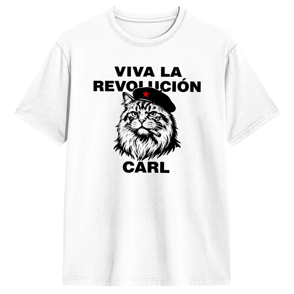 Dungeon Crawler Carl Merch T Shirts Vintage T-Shirts Round Neck Tee Shirt Short Sleeve Tops Printed Unisex