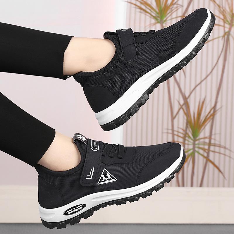 Autumn and winter new thickened walking shoes casual sports flat men's and women's single shoes