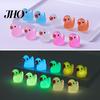 Duck-themed Room Accents 20Pcs Mini Duck Glow-in-the-dark Resin Ornaments Adorable Realistic Figurines Sculptures for Garden Home Party Decoration