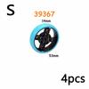MOC Brick Wheel Hub Technical Tire Car Truck Vehicle Tire Construction Building Blocks 56145 32019 86652 56908 41897 54120 Leduo