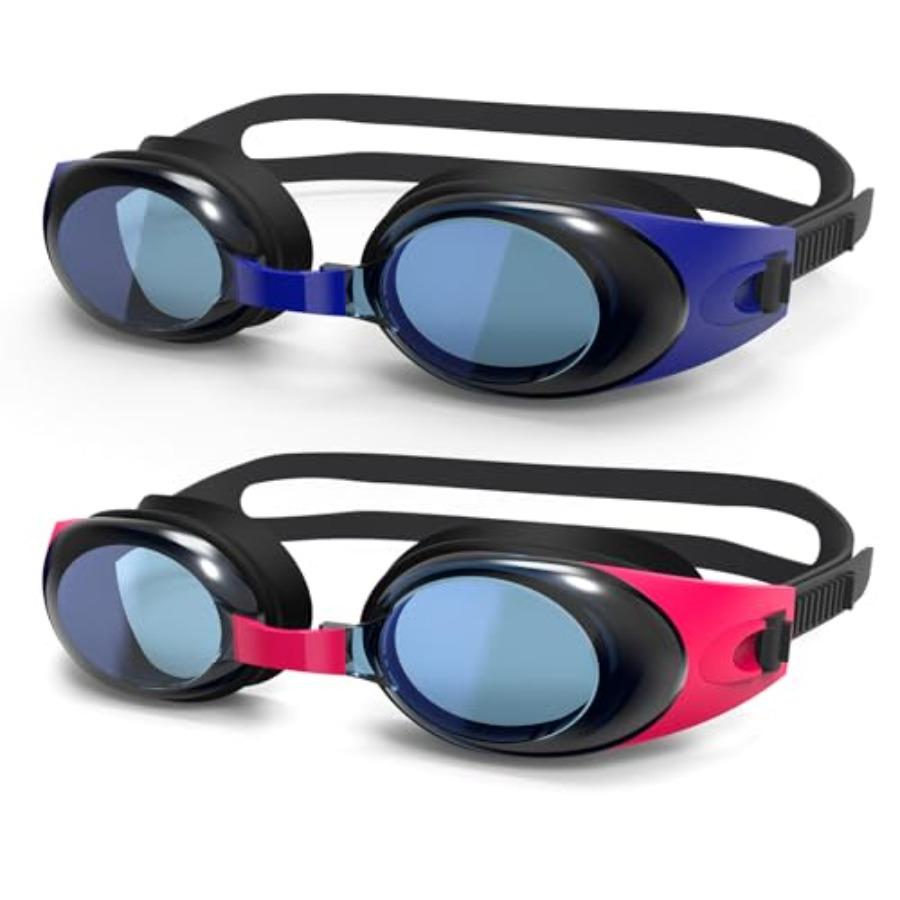 Swim Goggles, 2-Pack Swimming Goggles for,Child, Boys or Girls From 6-15