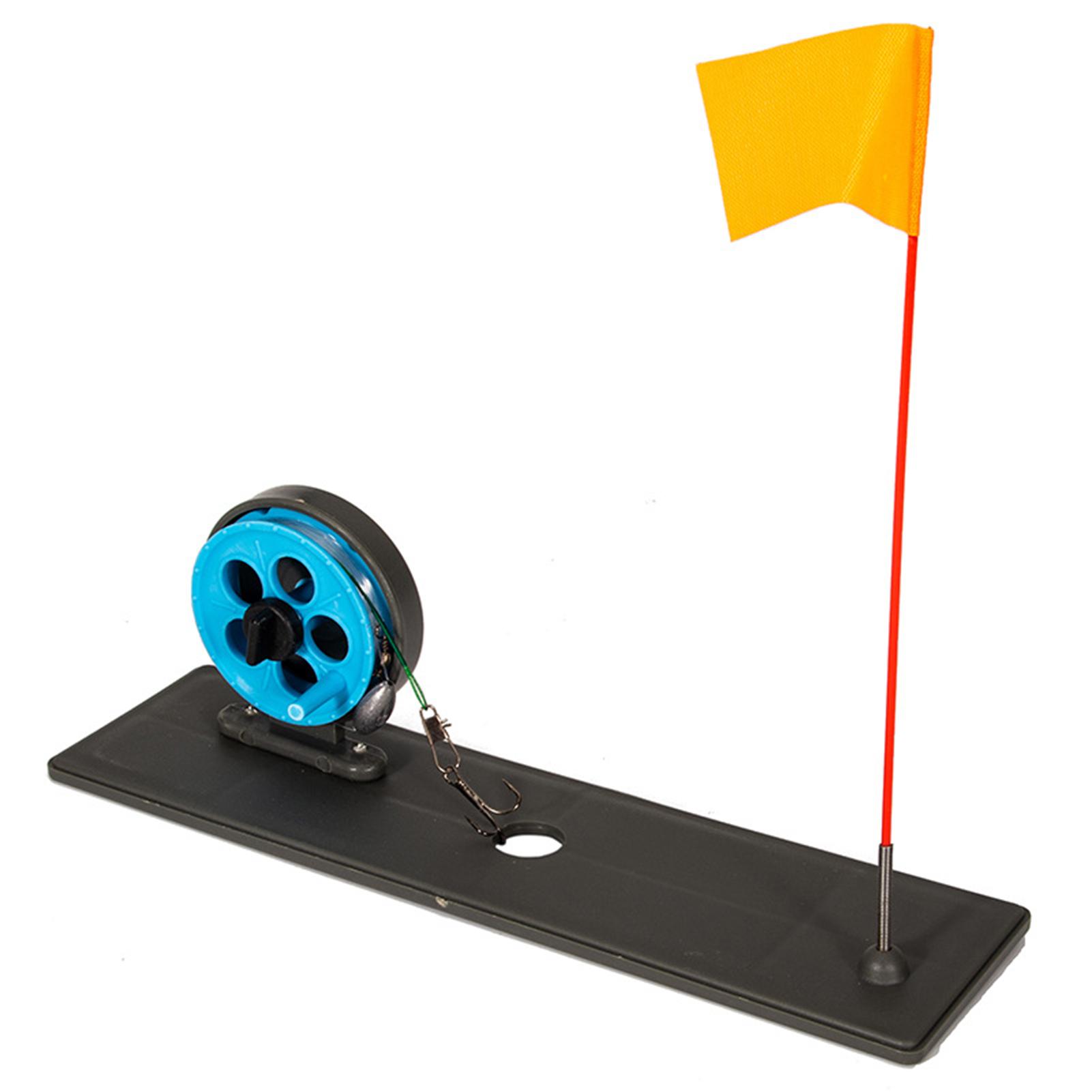 Portable Winter Ice Fishing Flag Hand Free Ice Fishing Ice Fishing Tools for Outdoor Fishing Enthusiasts