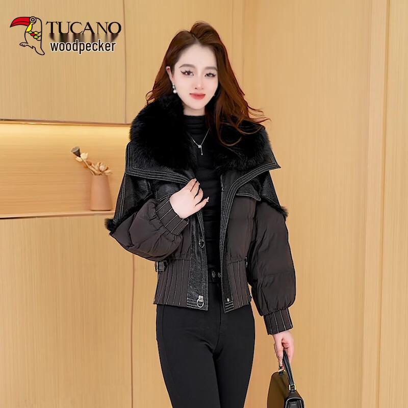Woodpecker Women's Korean Style Warm Slimming Winter Down Jacket