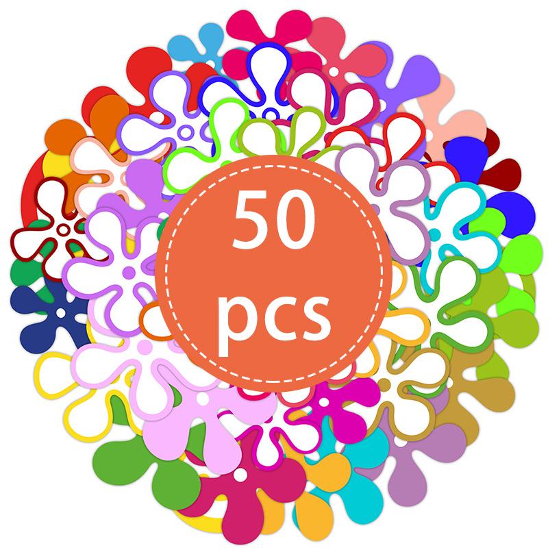 

50PCS Simple Flowers Graffiti Stickers Cartoon Hand Painted Plant INS Style Decals Waterproof Creative Sticker for Scrapbooking