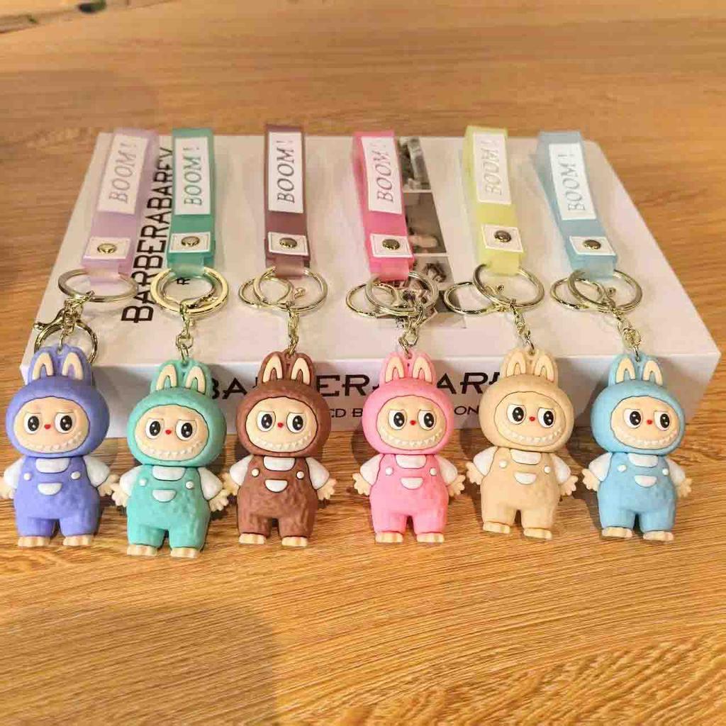 1PC Sheep Keychain Pendant Couple Car Bag Key Ring Pendant