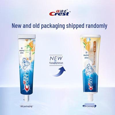 Crest 3D White Refreshing Ice Orange Whitening Toothpaste