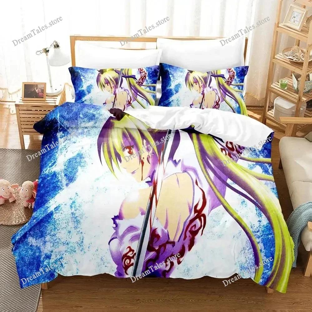 Anime Murder Princess Bedding Set Boys Girls Twin Queen Size Duvet Cover Pillowcase Bed Kids Adult Fashion Home Textileextile741