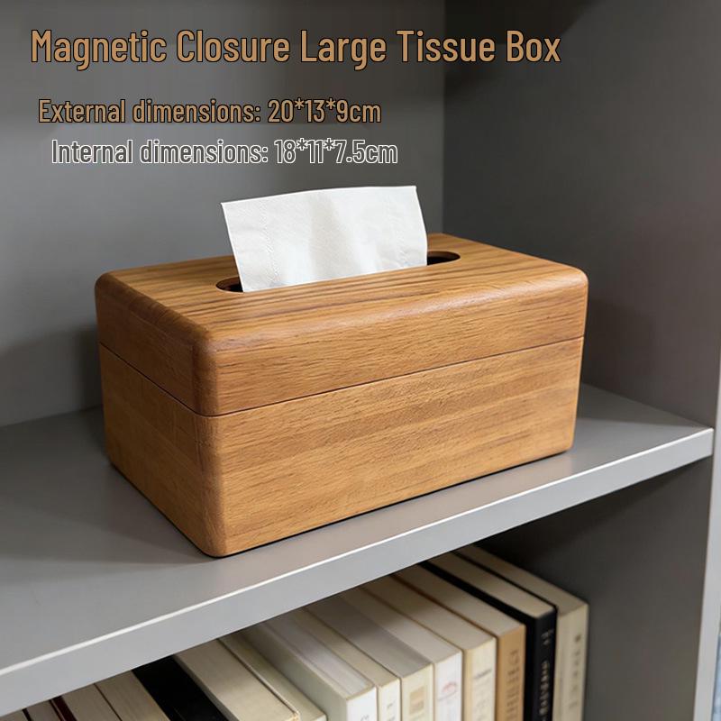 Solid Wood Tissue Box for Home, Hotel, or Office: Simple and Stylish Design