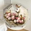 1 Stück Osterhase Deko Automatischer Faltregenschirm - Kompaktes 8-Rippen-Design, Perfektes Geschenk für Freunde & Familie yy250926092
