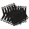 Pack of 50 Non-Slip Elastic Clothes Hanger Grips, Shoulder Straps