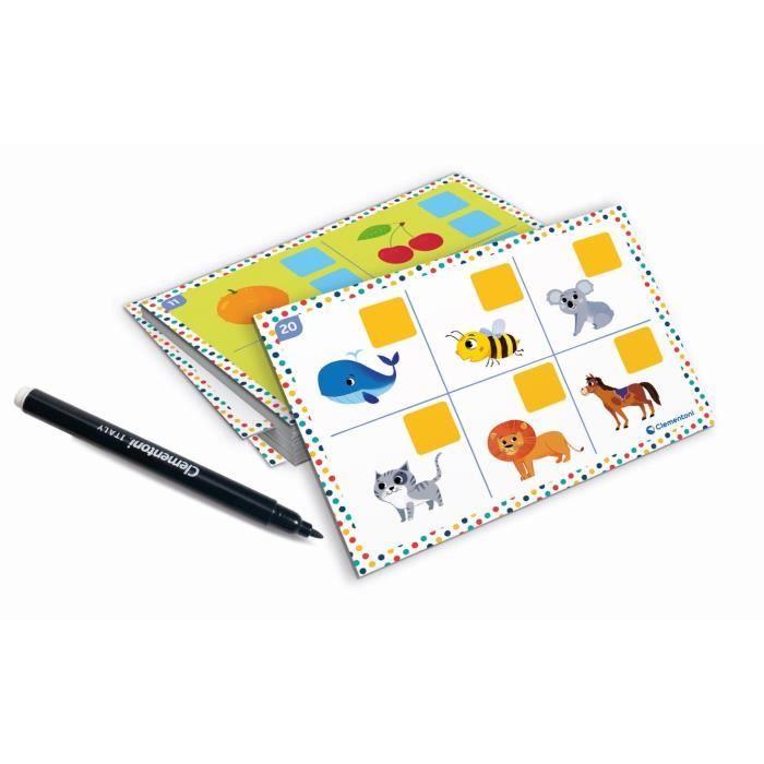 Mallette Lettres &amp; Animaux magnétiques - Clementoni - Dès 3 ans - Multicolore - Intérieur