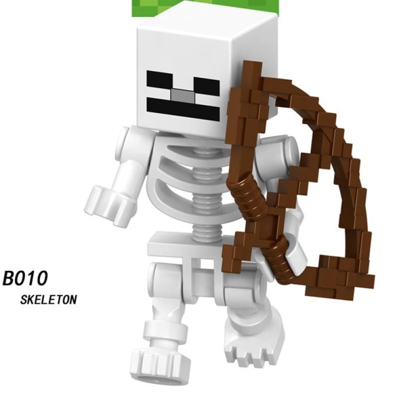 Minifiguren Bausteine ​​Spielzeug World Series Baustein-Minifiguren für Kinder Minecraft Eisen