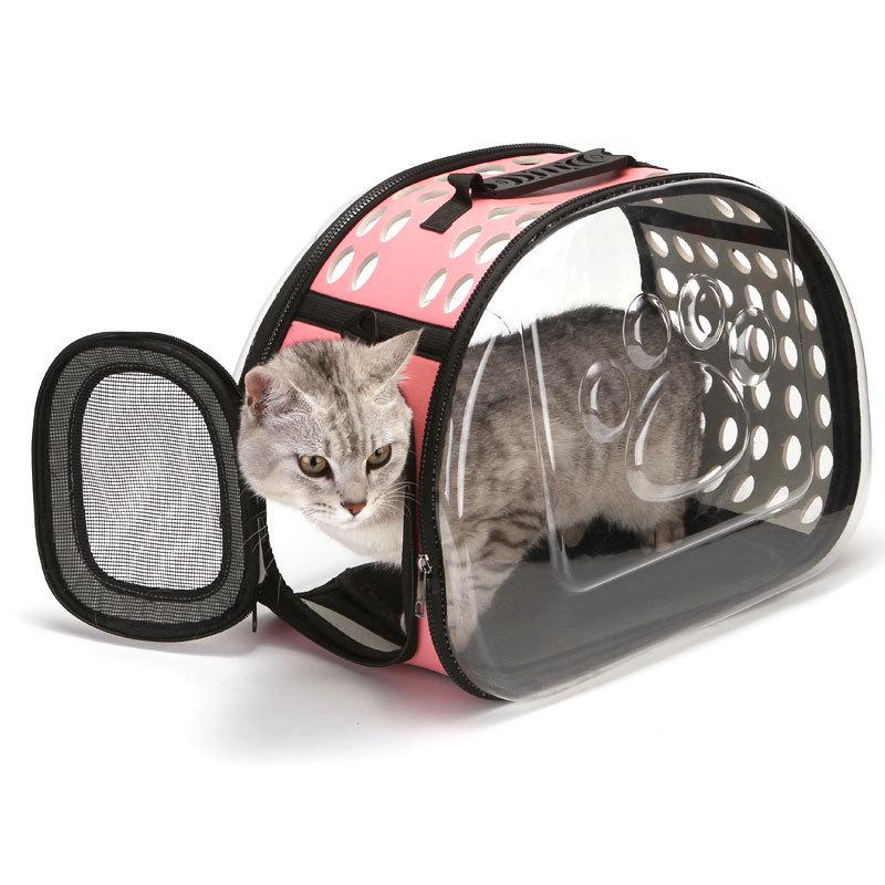 Transparent Space Capsule Cat Backpack for Pet Outings