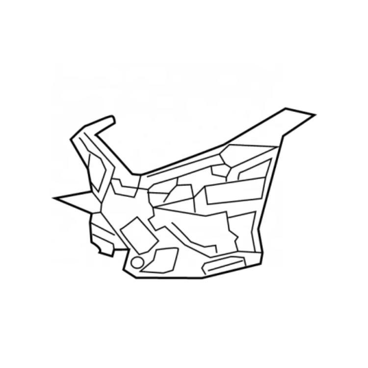 Front Bumper Bracket for Mercedes-Benz W257 (2022-2023) RAMBO