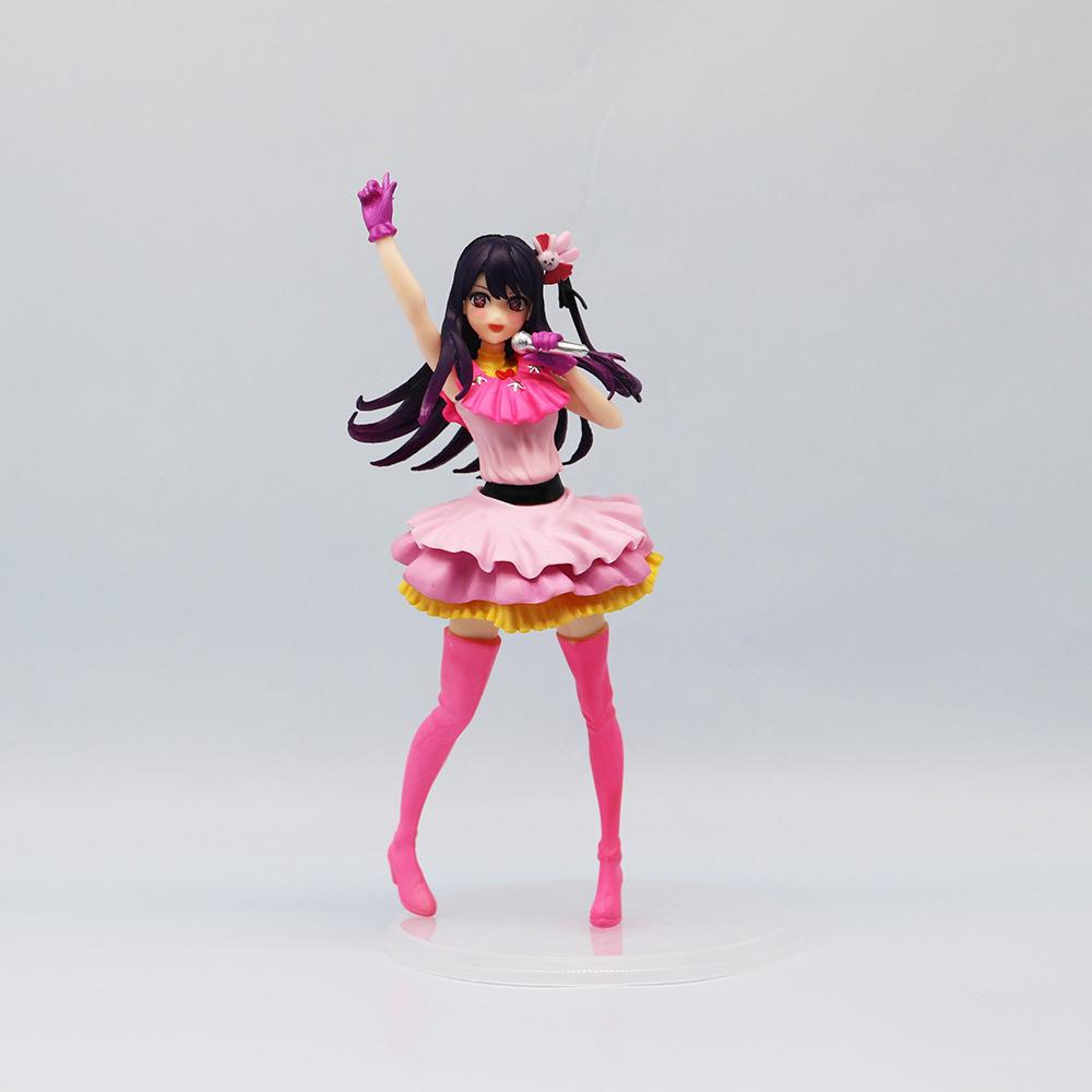 Auf Lager [Oshi No Ko] Anime Figur Idol Sängerin Hoshino Ai Actionfigur Kawaii Stern Arima Kana Figur PVC Sammlermodell Spielzeug