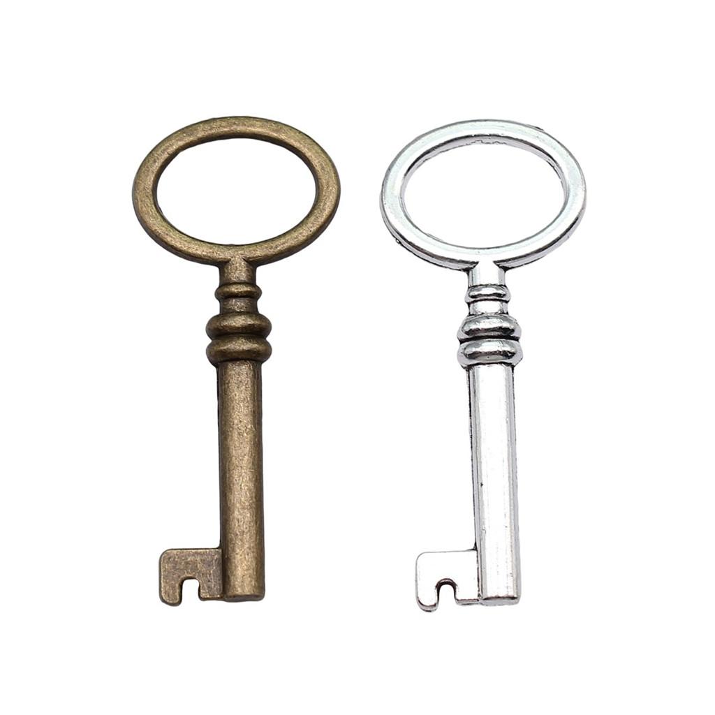 Key Charms Multi Color Alloy Locks Pendants For Romantic Themed Jewelry
