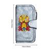 Vintage Print Long Wallet Portable Daily Card Cash Holder Fashion Female Casual Purse