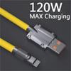 120W 6A Super Fast Charge Type-C Liquid Silicone Cable Quick Charge USB Cable For iPhone 15 Pro Max Xiaomi Huawei Samsung Pixel USB Bold Data Line