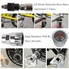 5-teiliges Reparaturwerkzeug-Set Freilauf-Abzieher + Kurbelabzieher + Ritzel-Lockring-Entferner + Tretlager