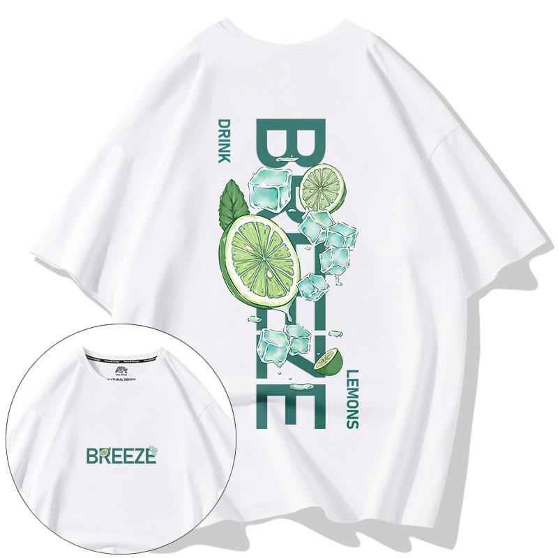 

Футболка T09 из полиэстера с коротким рукавом и принтом, большого размера, для мужчин (М-8XL) 4XL