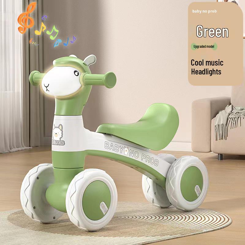 Alpaka čtyřkolová balanční koloběžka pro batolata (1-3 roky)