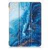 Triple-fold Protective Drop Resistant Painted PU Leather Ultra-thin Hard Case for iPad Pro 11-Inch 2024
