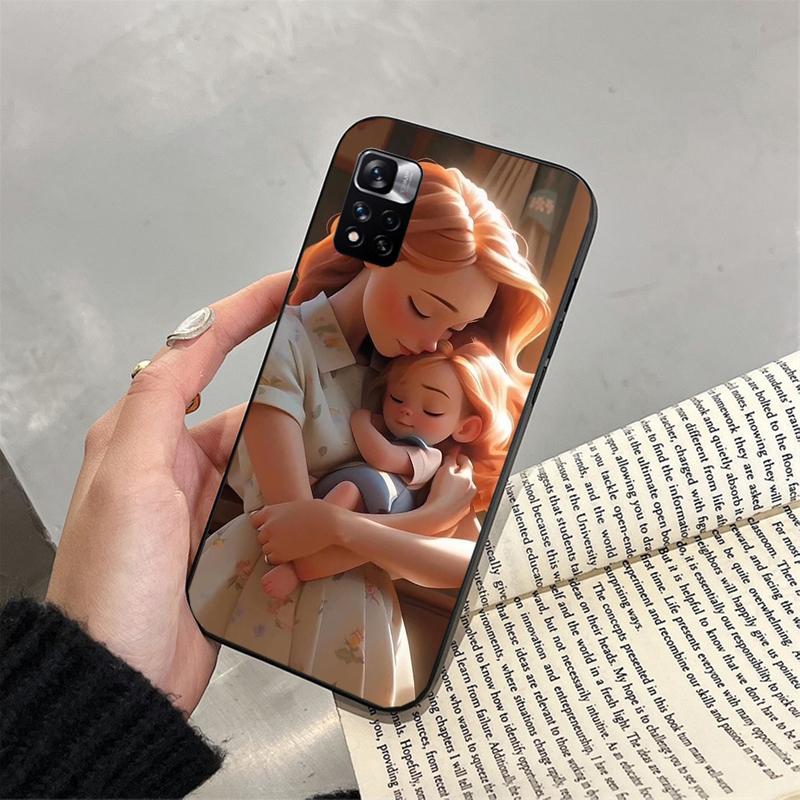 Etui na telefon Happy Mom Girl Sister Couple Dla Xiaomi Redmi Note 13 12 Pro 11S 11 10 Pro 10S 12S Redmi 10 13C 9C