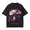 Dante Game DMC Devil May Cry T Shirts Manga Graphic Washed Streetwear TShirts Short Sleeve Tee Shirt for Men Women Clothing