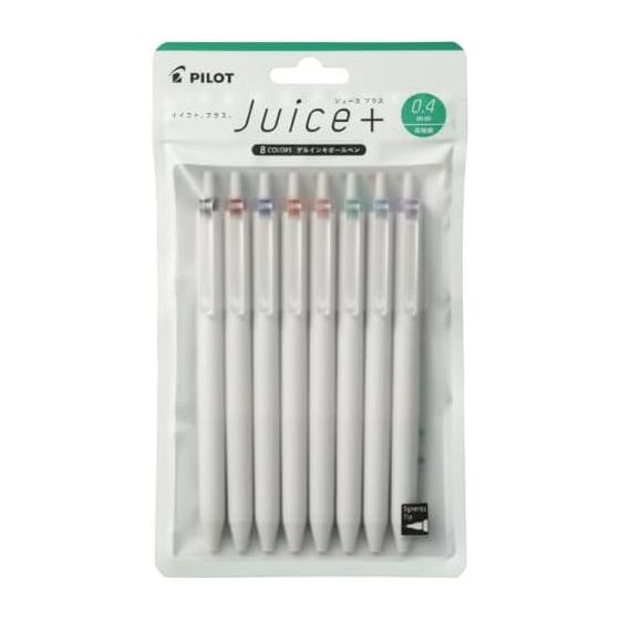 Гелевая шариковая ручка Pilot Juice Plus 0.4 Набор из 8 цветов LJL148C PILOT