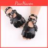 Punk Womens Dance Leather Cool Gloves For Nightclub And Performance