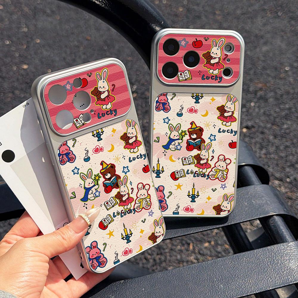 Applicable to iPhone17promax Apple bear mobile phone case, anti-drop Corning case, Apple 16 men's and women's 15 generation